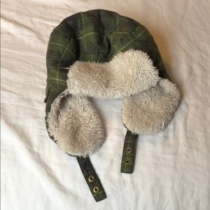 The North Face warm flannel hat